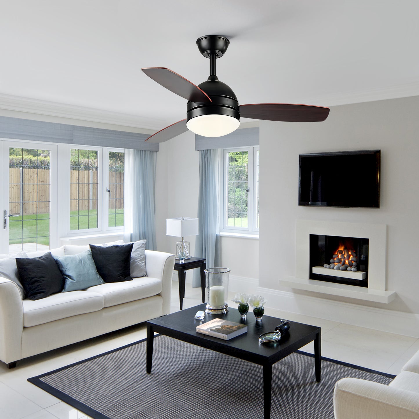 Pastel Fan Chandelier