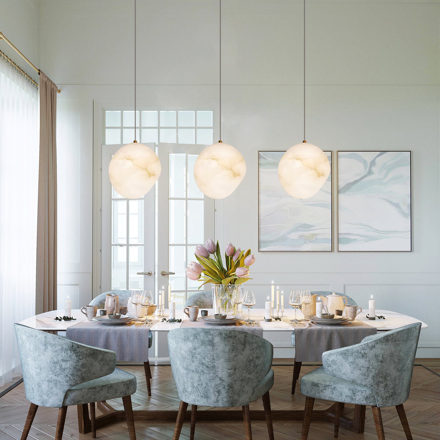 Pebble Galet Pendant Lamp