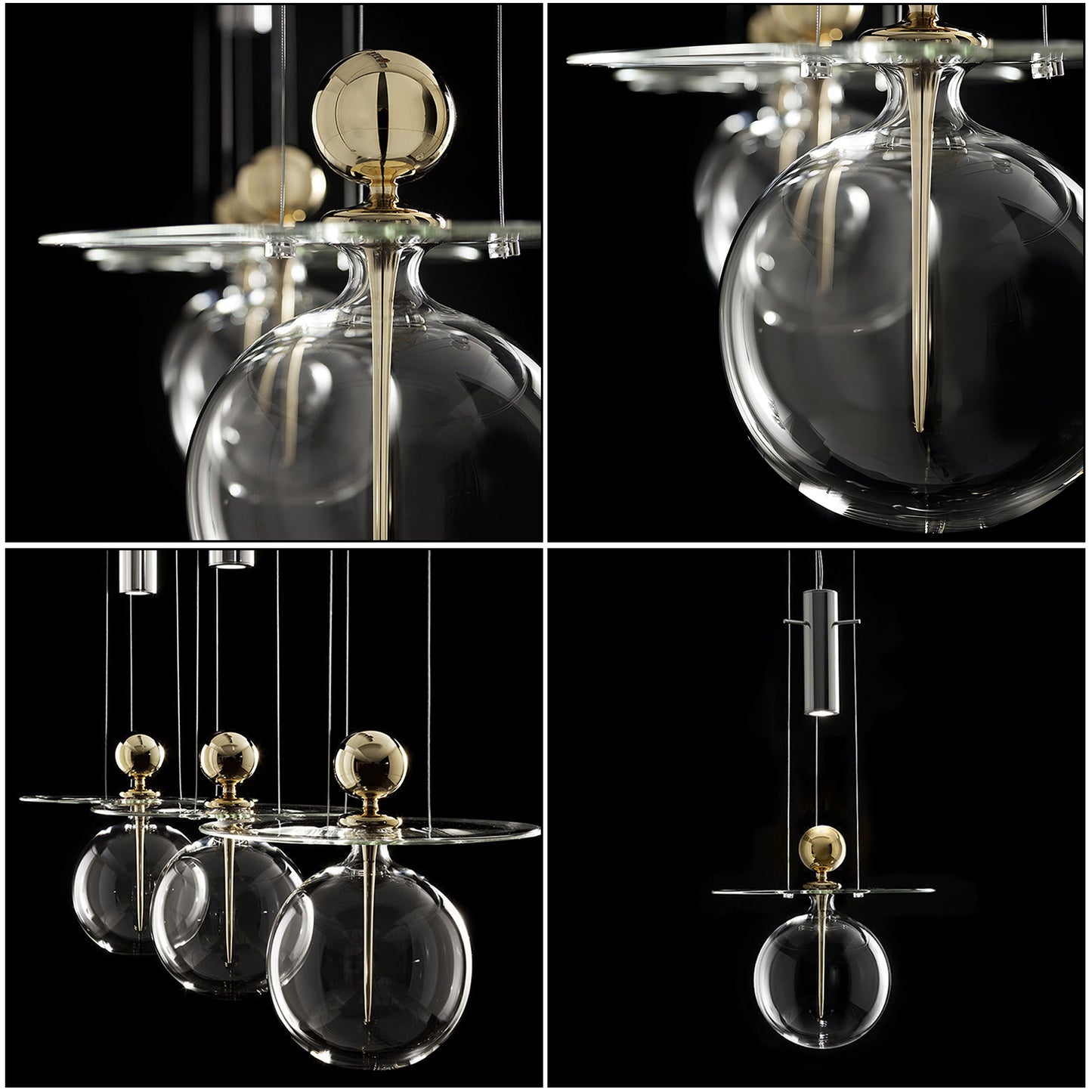 Perfume Bottle Pendant Lamp