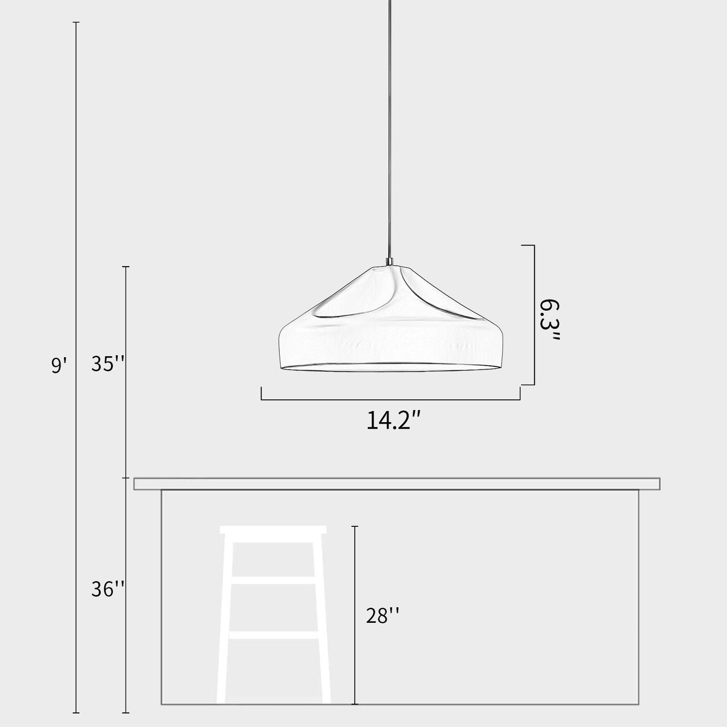 Fold Box Pendant Lamp