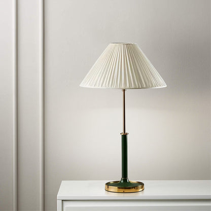 Pleated Shade Table Lamp