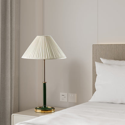 Pleated Shade Table Lamp