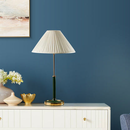 Pleated Shade Table Lamp