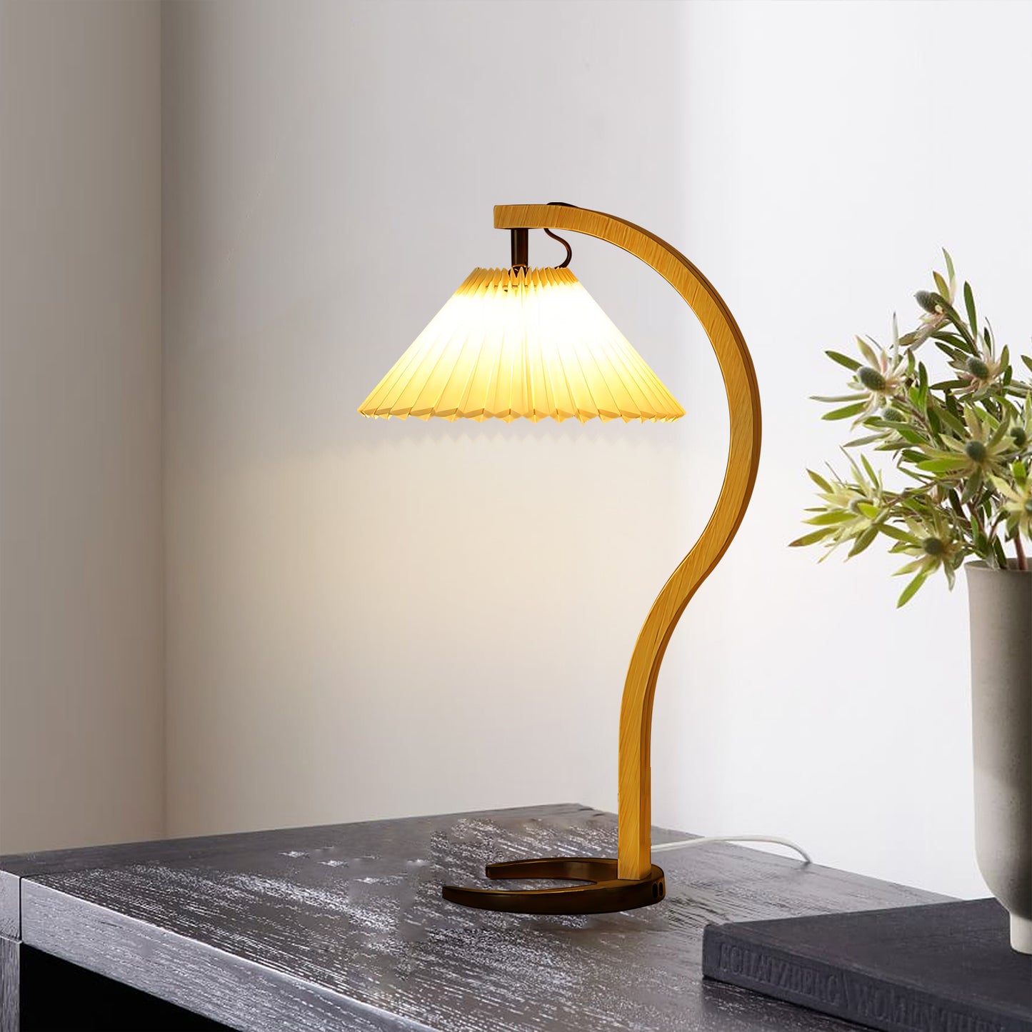 Pleated Table Lamp