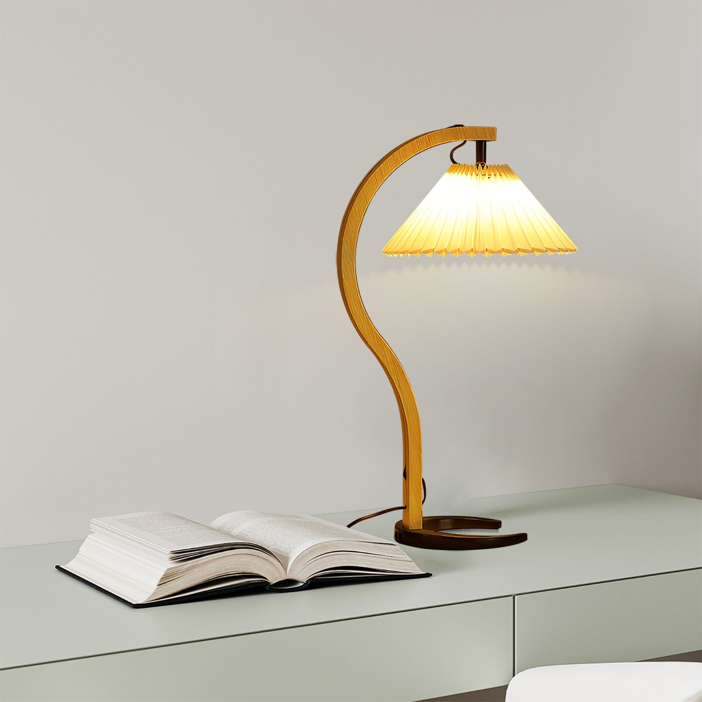 Pleated Table Lamp