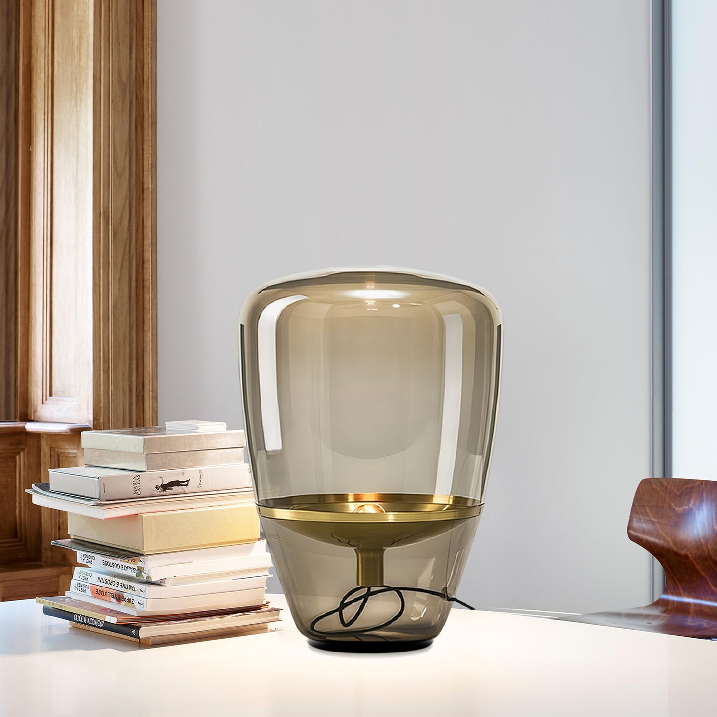 Puff Ball Table Lamp