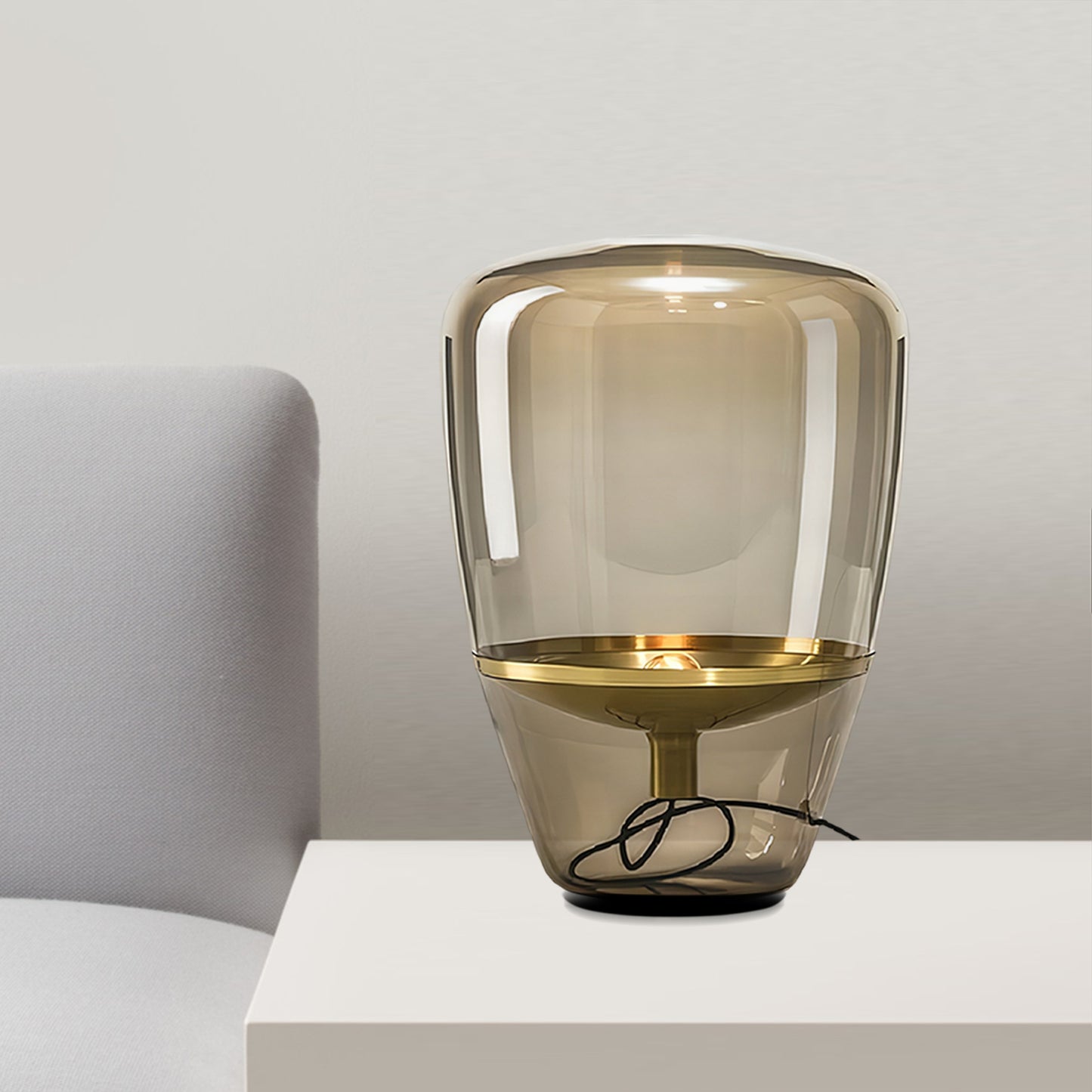 Puff Ball Table Lamp
