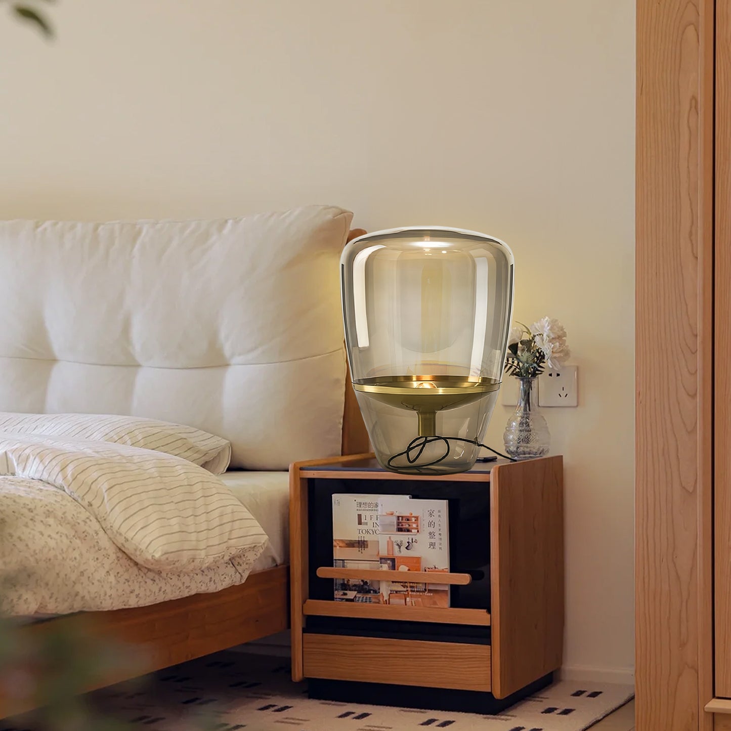 Puff Ball Table Lamp