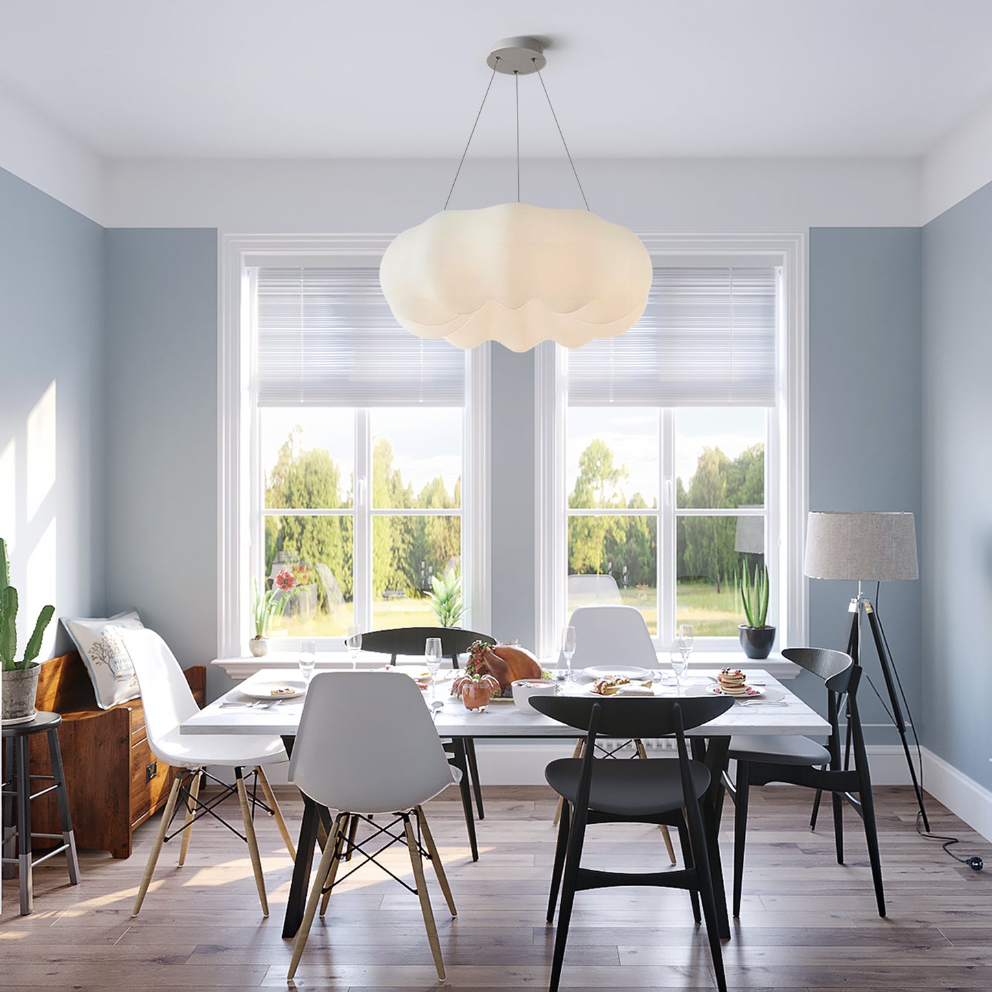 Pumpkin Cloud Pendant Light