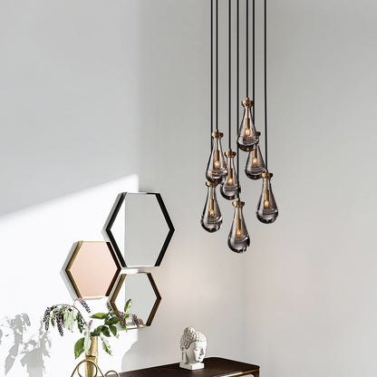 Raindrop Glass Pendant Light