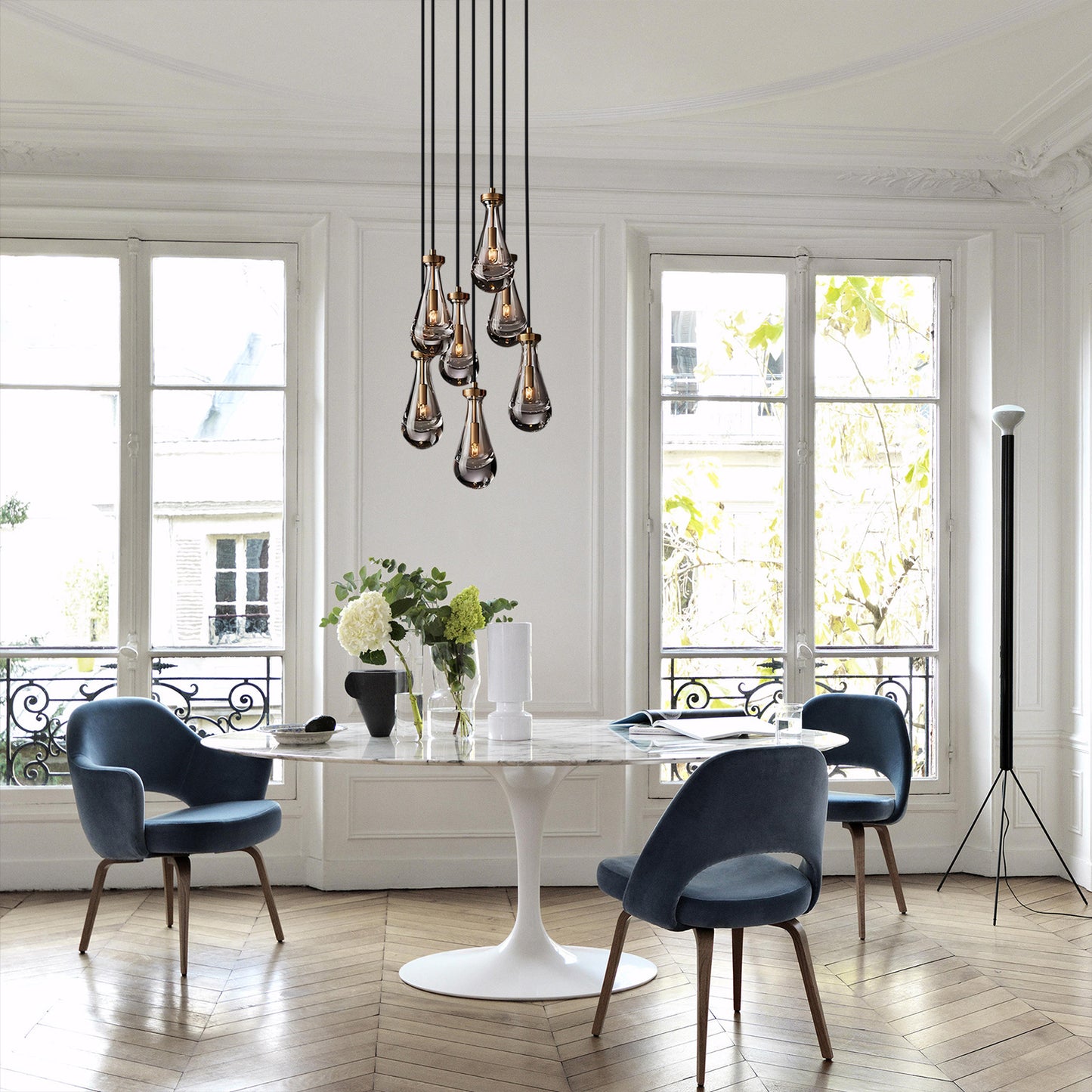 Raindrop Glass Pendant Light