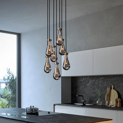 Raindrop Glass Pendant Light