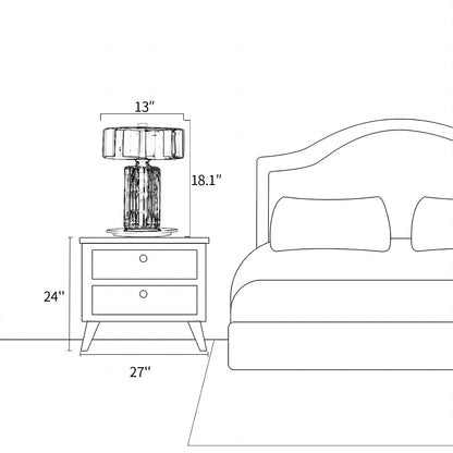Rapanui Glass Table Lamp