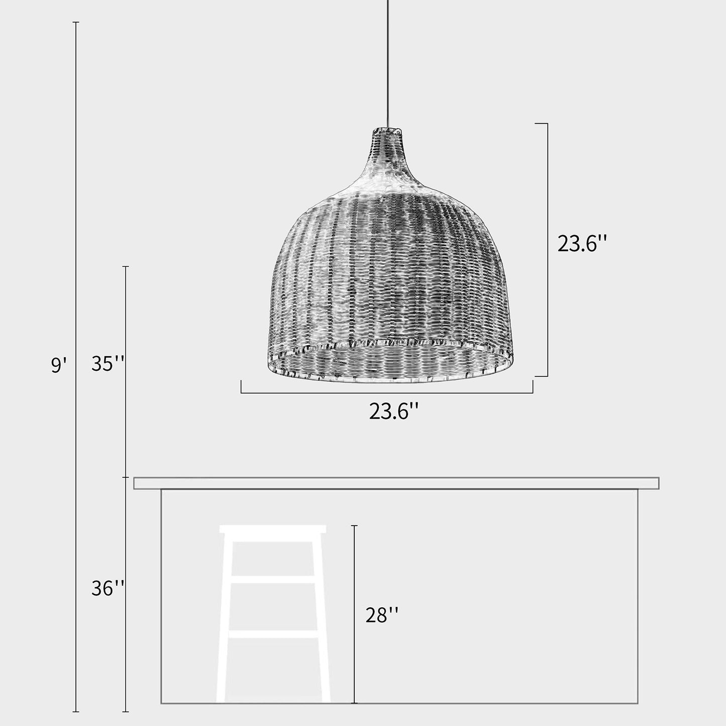 Rattan Pendant Lamp