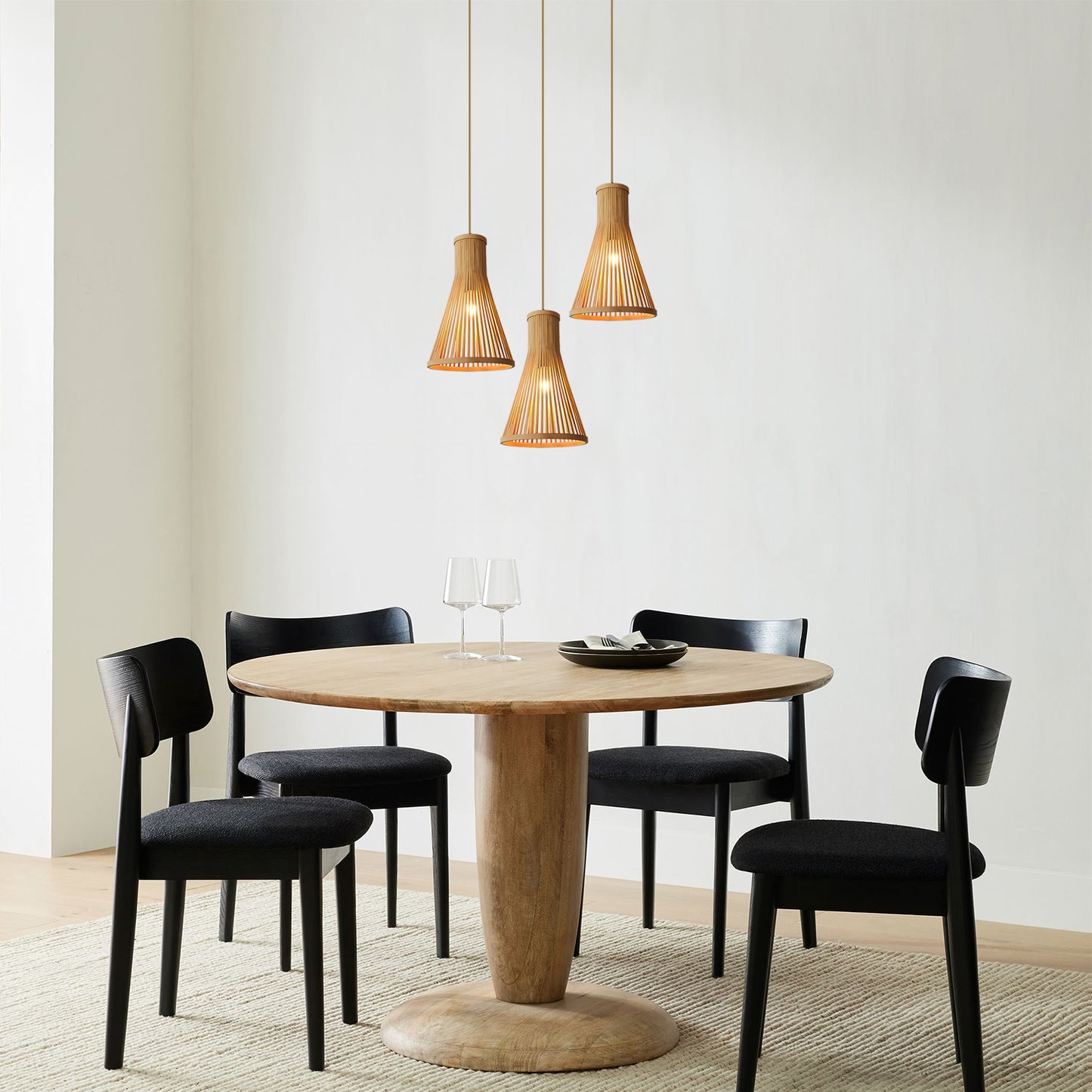Rattan Woven Pendant Light