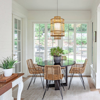 Rattan Woven Pendant Light