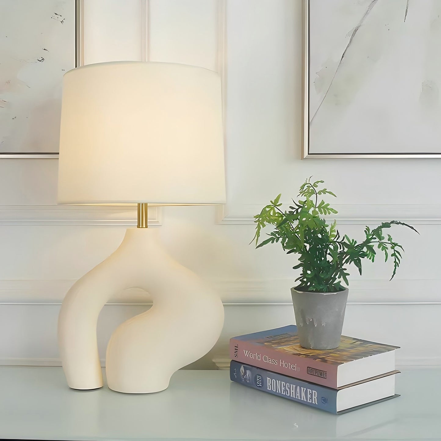 Resin Table Lamp