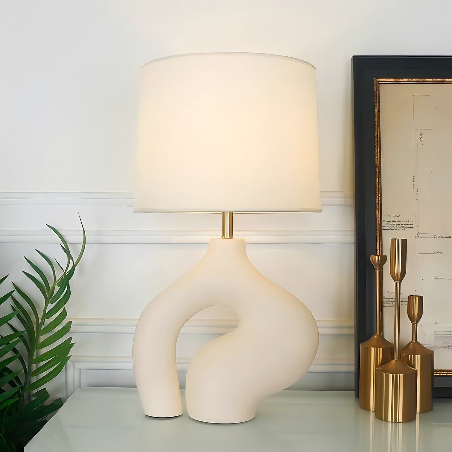 Resin Table Lamp