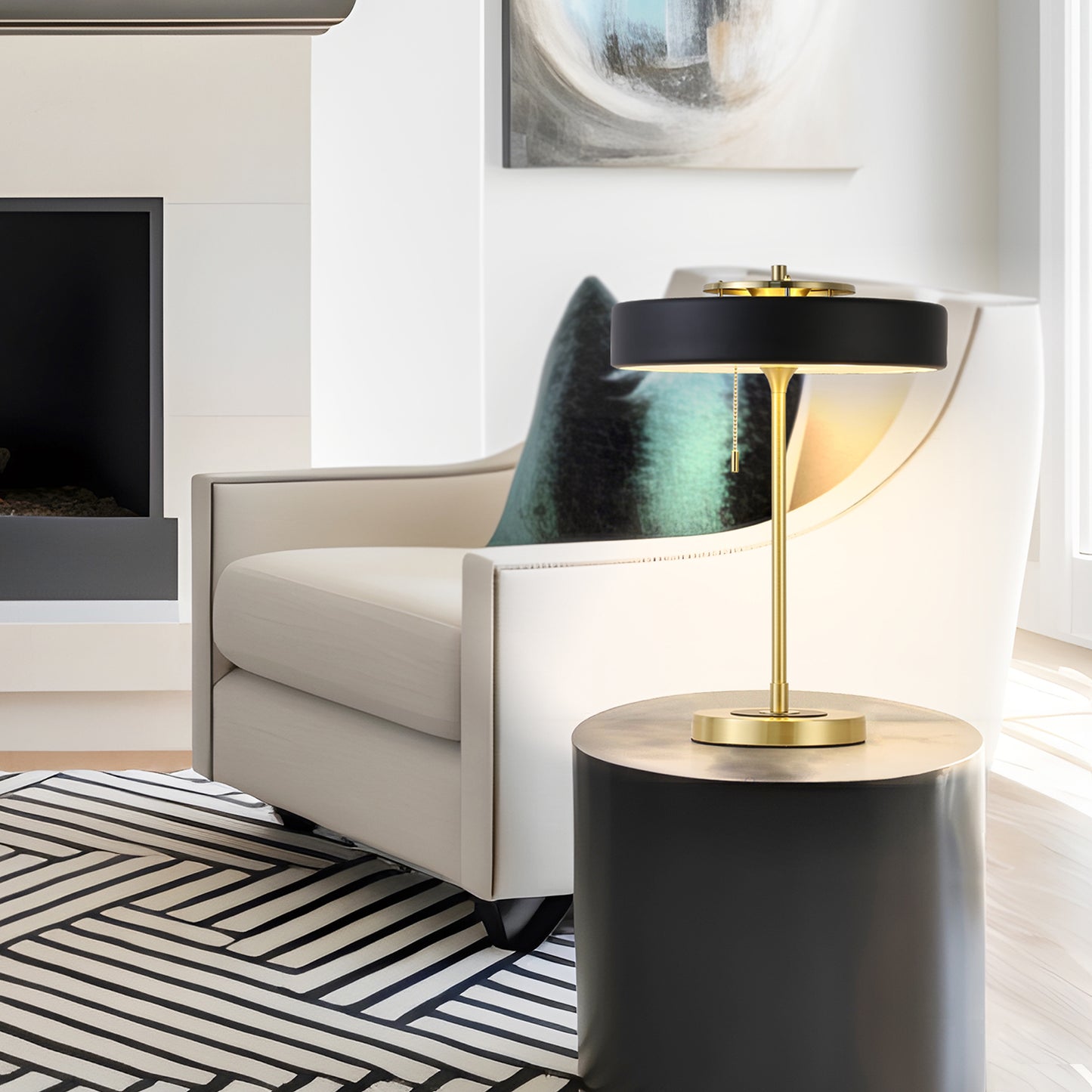 Revolve Metal Table Lamp