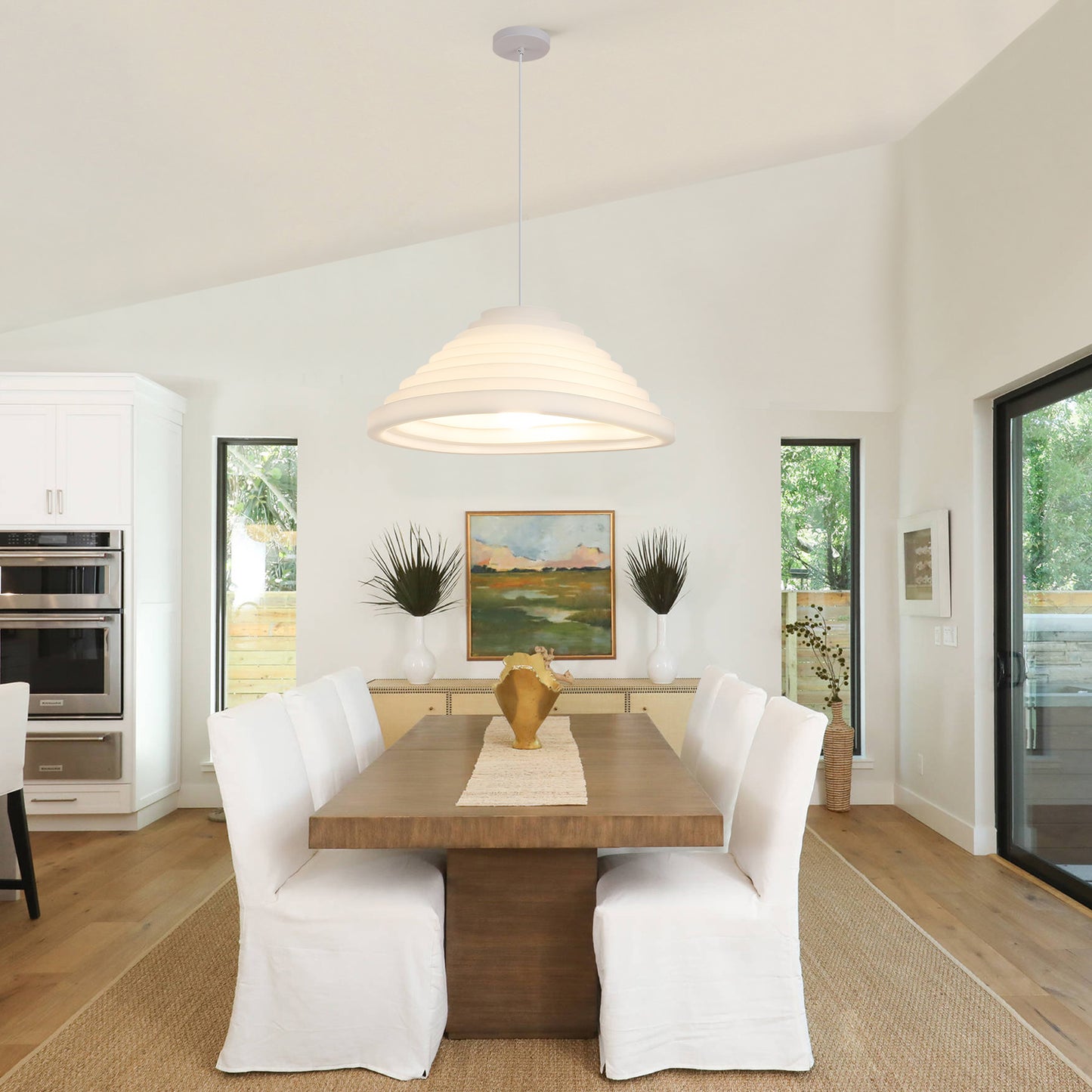 Rice Field Wave Pendant