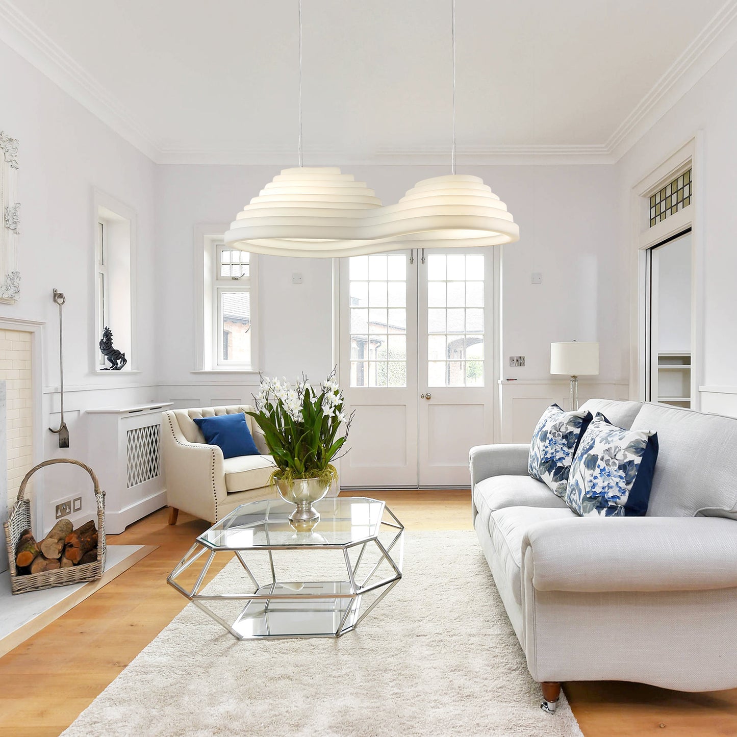 Rice Field Wave Pendant