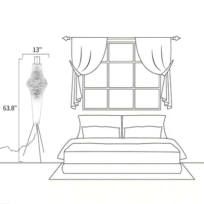 Rice Paper 14A Floor Lamp