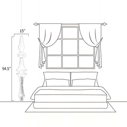 Rice Paper E Pendant Light