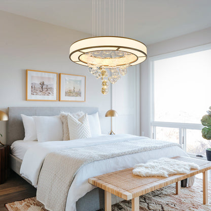 Ring Glass Chandelier