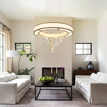 Ring Glass Chandelier