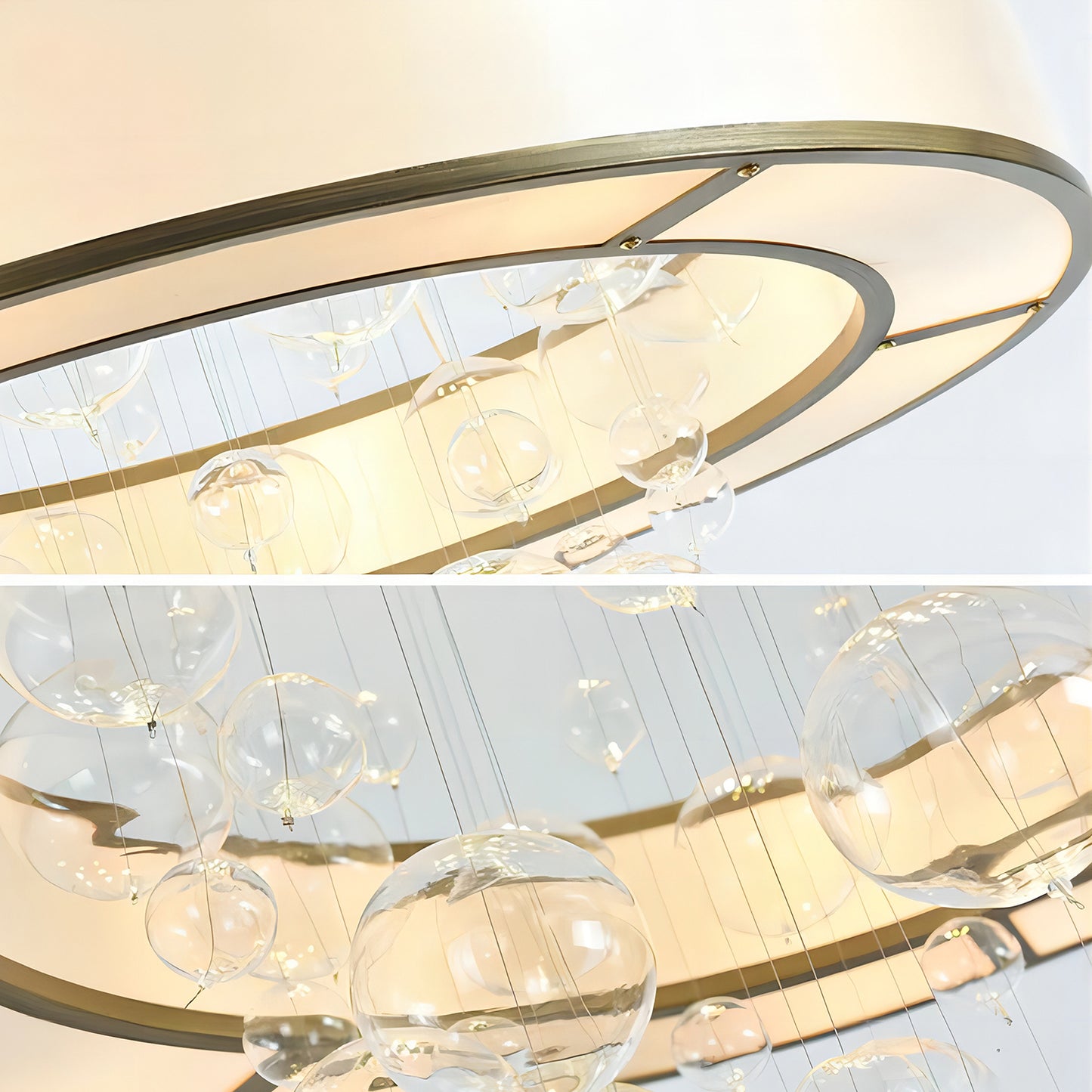 Ring Glass Chandelier