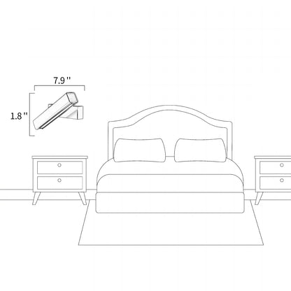 Rotating Wood Wall Lamp