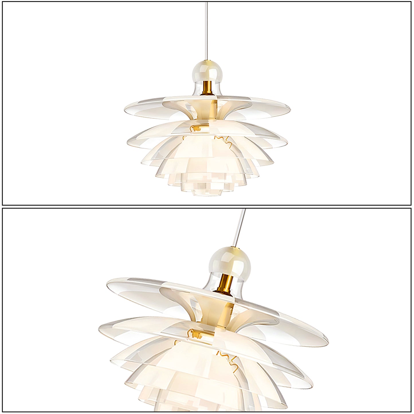 Septima Glass Pendant Lamp