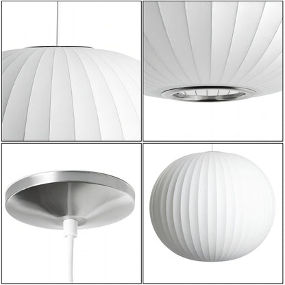 Silk Round Bubble Pendant