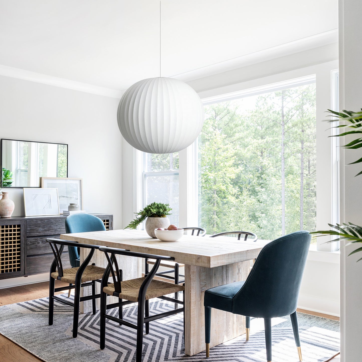 Silk Round Bubble Pendant