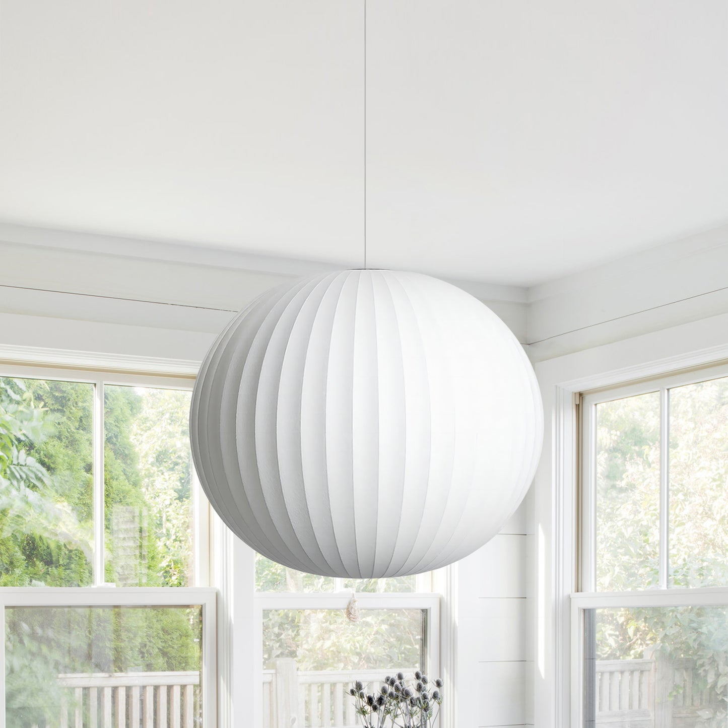 Silk Round Bubble Pendant