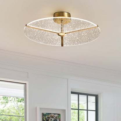 Snowflake Round Ceiling Lamp