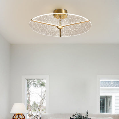 Snowflake Round Ceiling Lamp