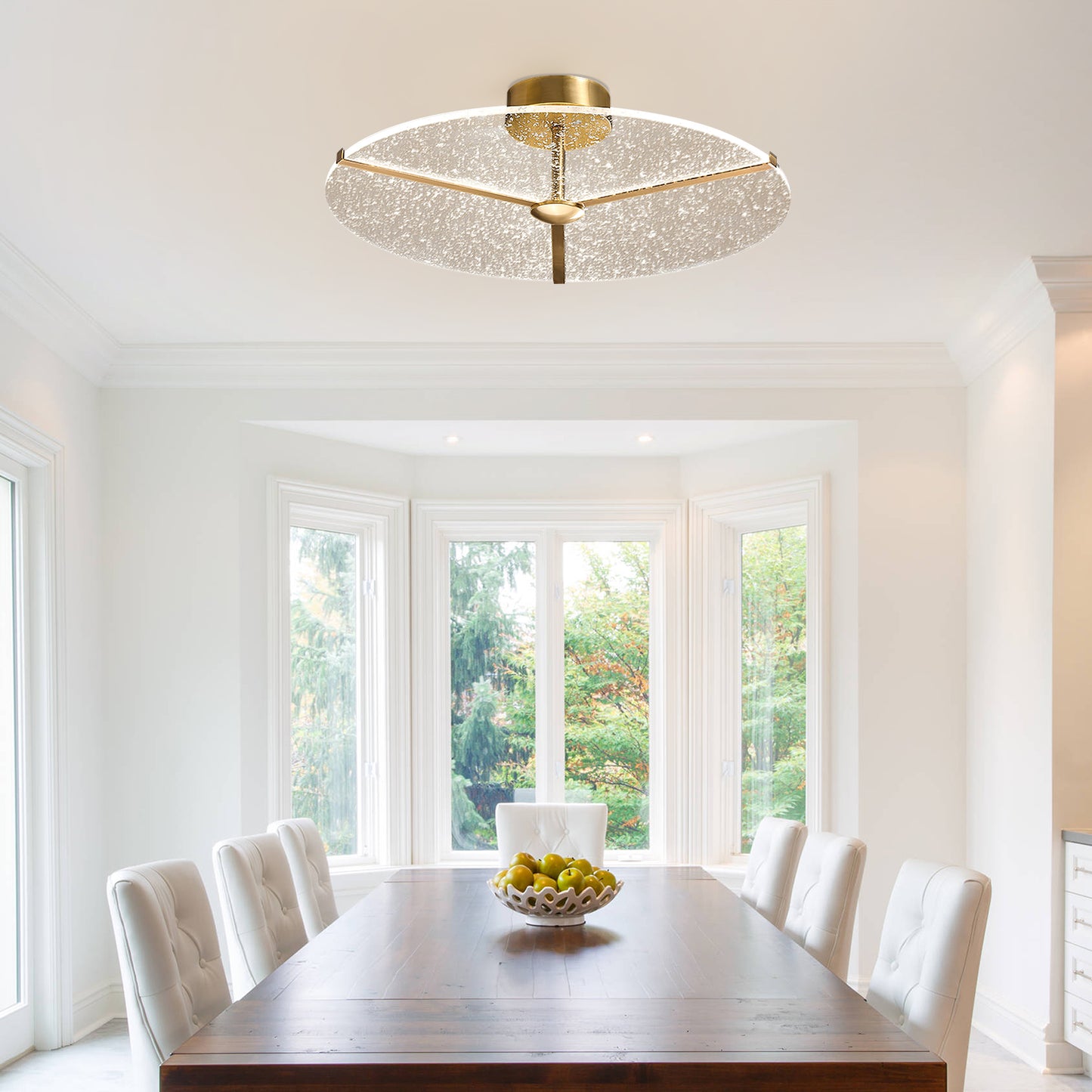 Snowflake Round Ceiling Lamp