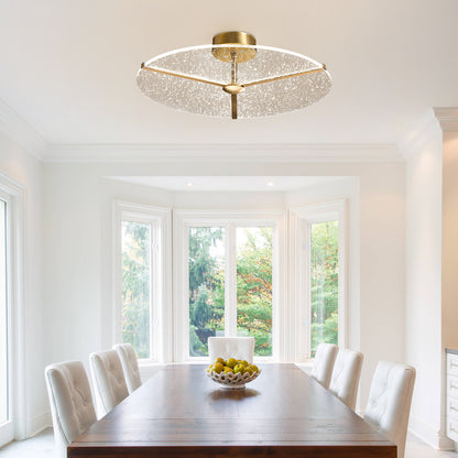 Snowflake Round Ceiling Lamp