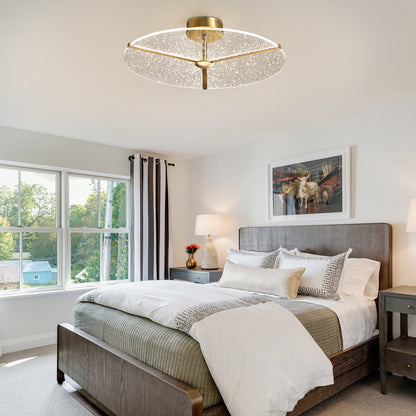 Snowflake Round Ceiling Lamp