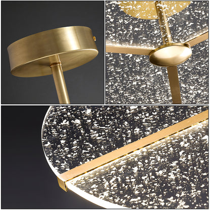 Snowflake Round Ceiling Lamp