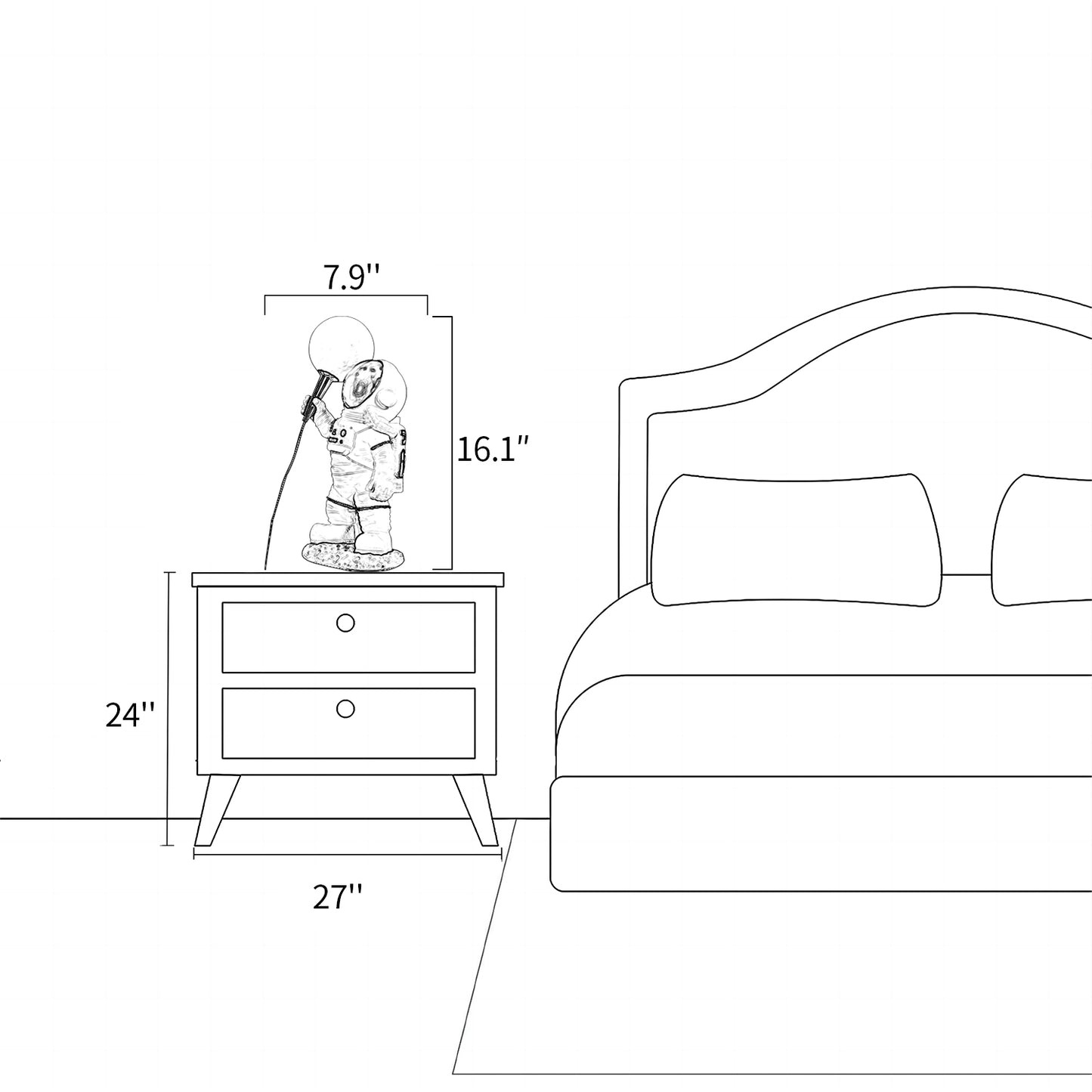 Space Explorer Table Lamp