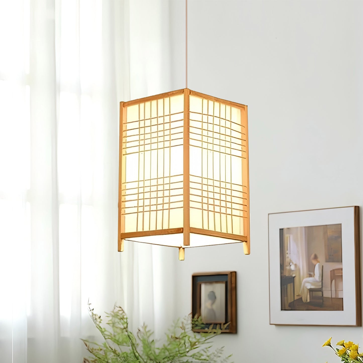 Square Cage Pendant Lamp