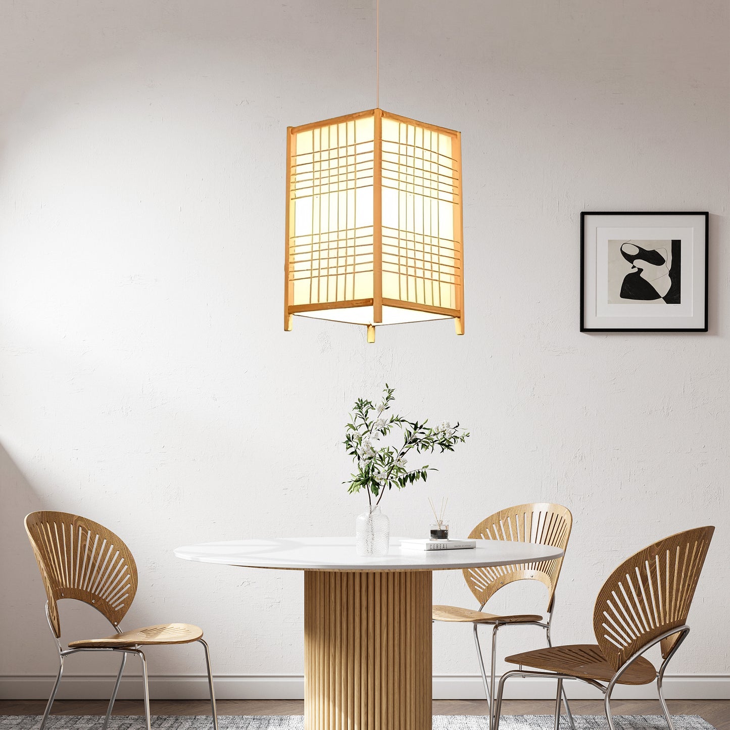 Square Cage Pendant Lamp