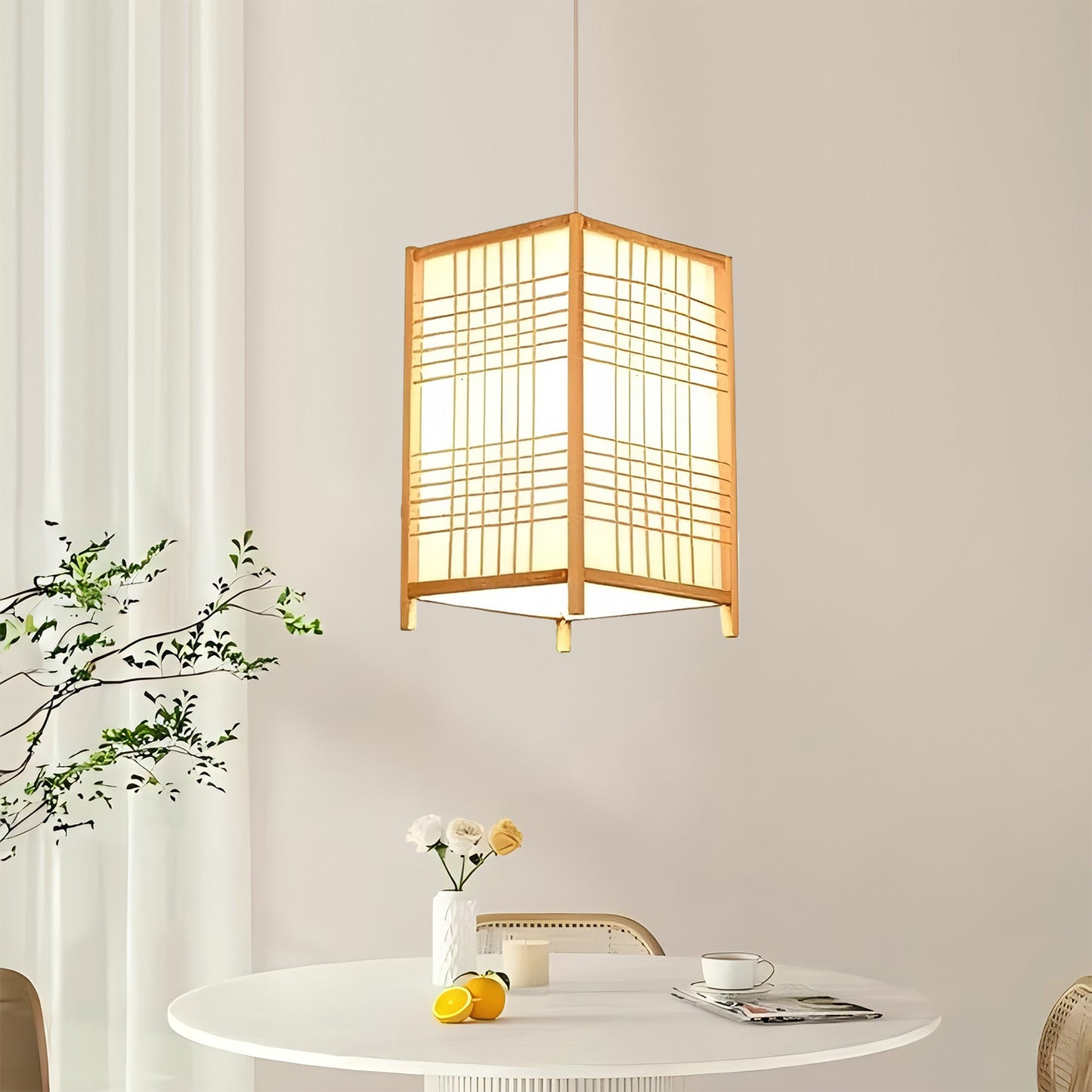 Square Cage Pendant Lamp