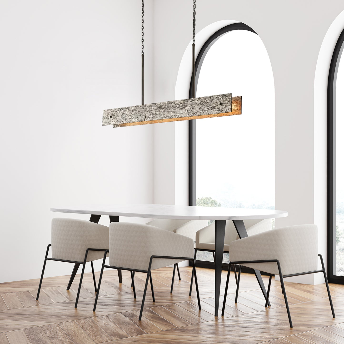 Textured Linear Pendant