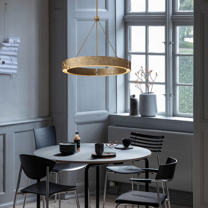 Textured Ring Chandelier