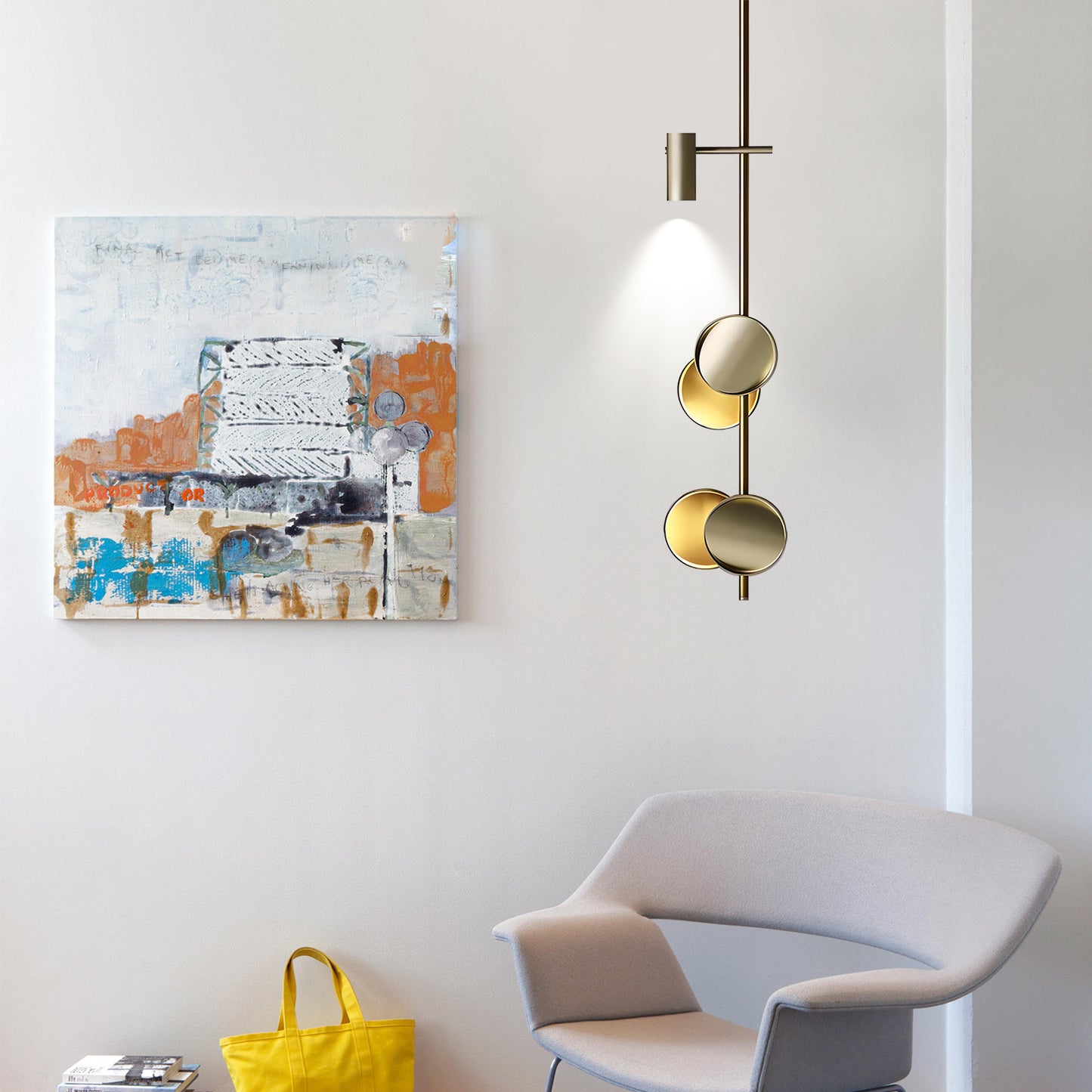 Typography Letter Pendant