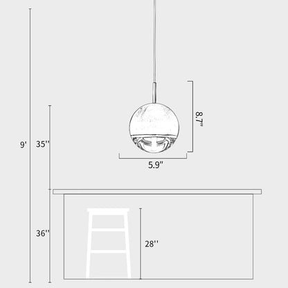 Wandering Planet Pendant