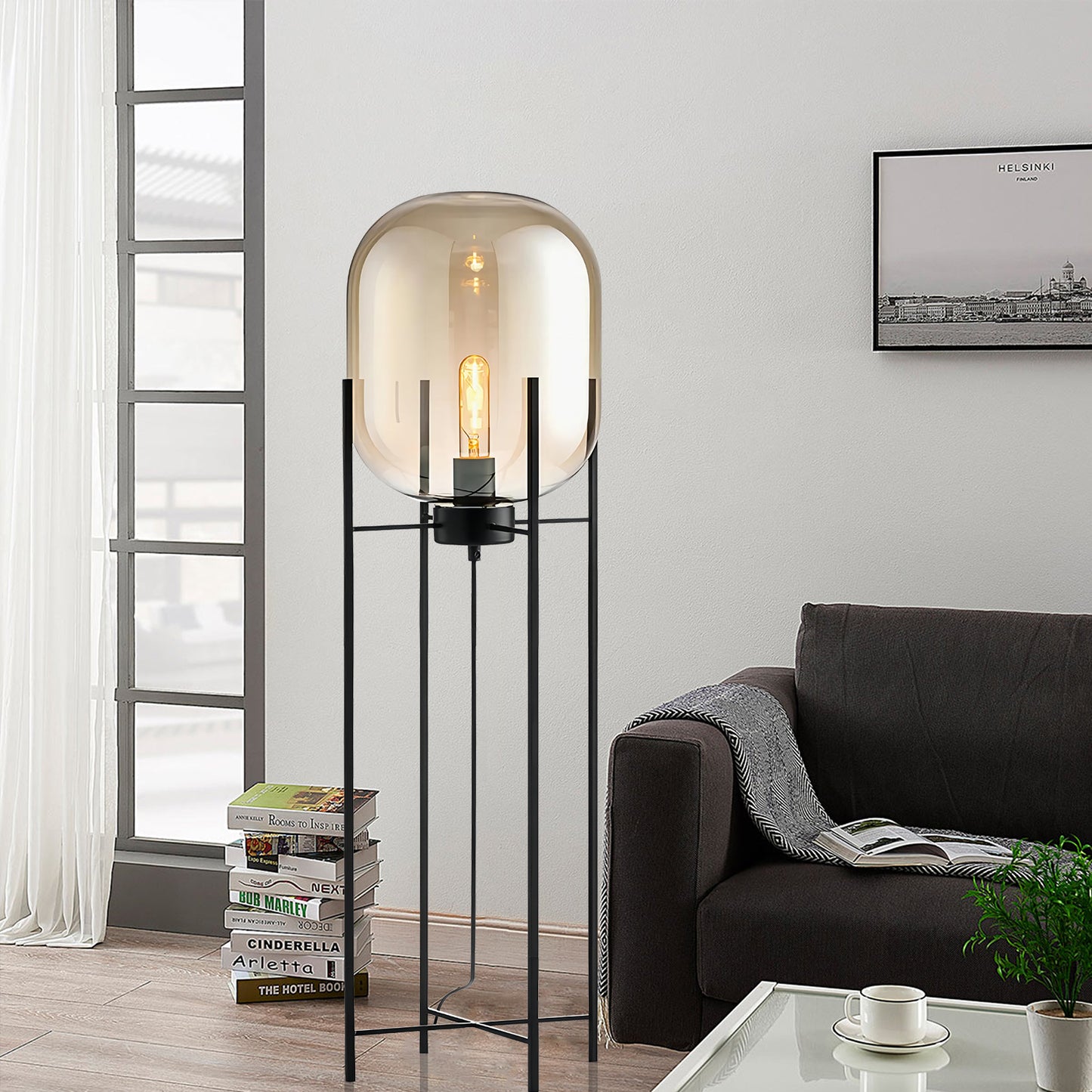 Wax Gourd Floor Lamp